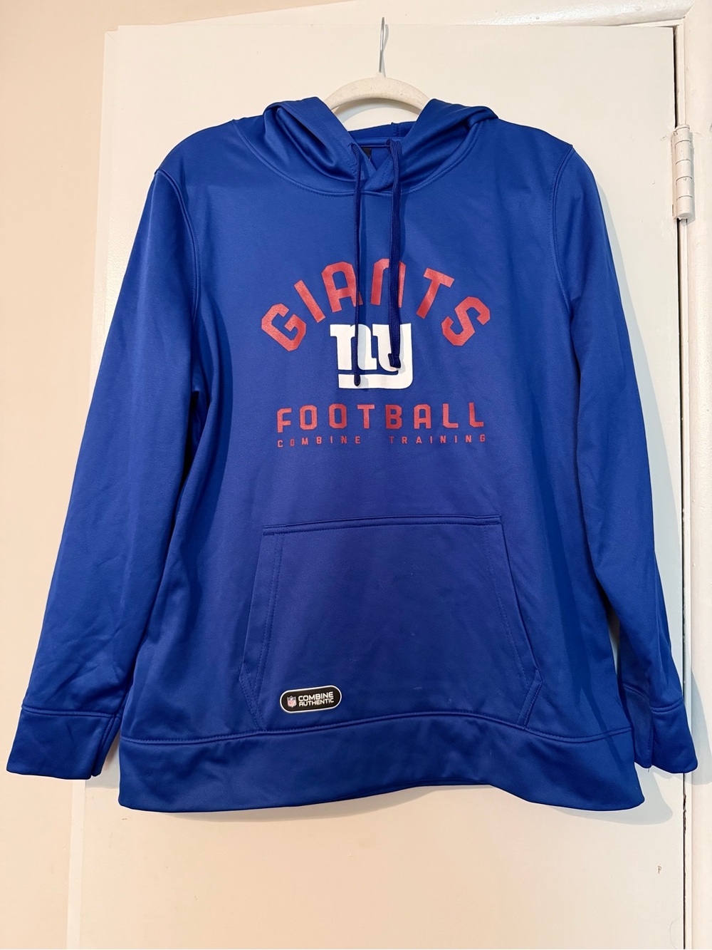 NFL Blue NY Giants Football Hoodie